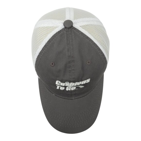 Cushions To Go Mesh Strapback Cap Embroidered Logo Trucker Baseball Hat Outdoor - Picture 6 of 13